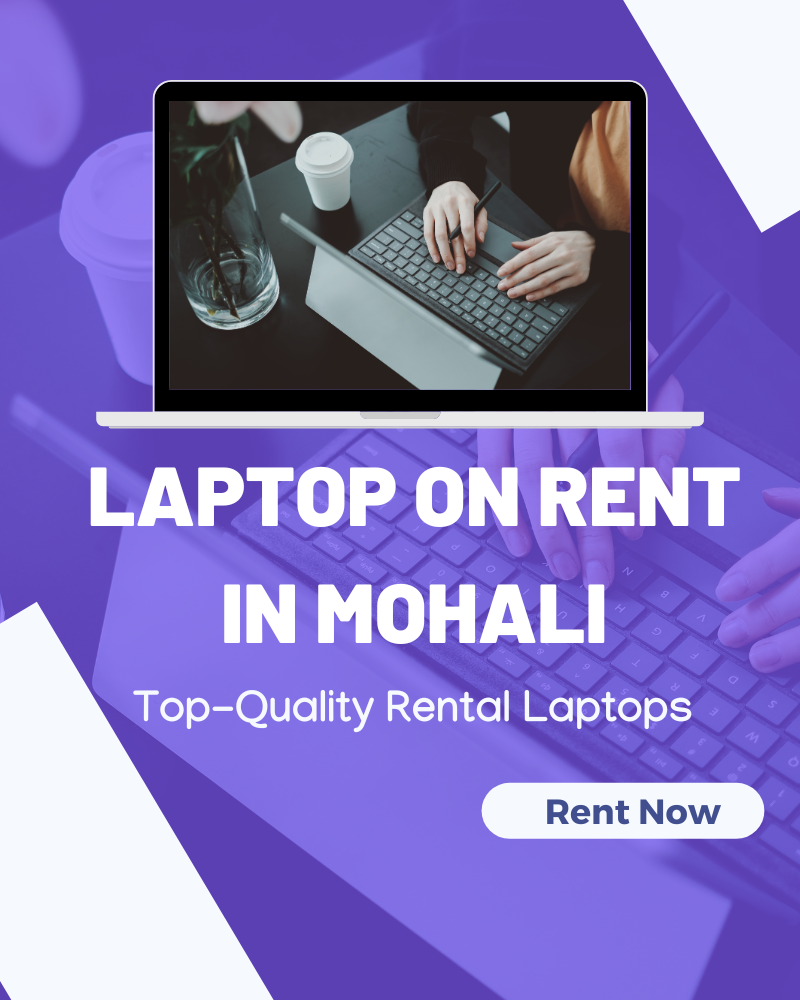 Laptop on rent in Mohali